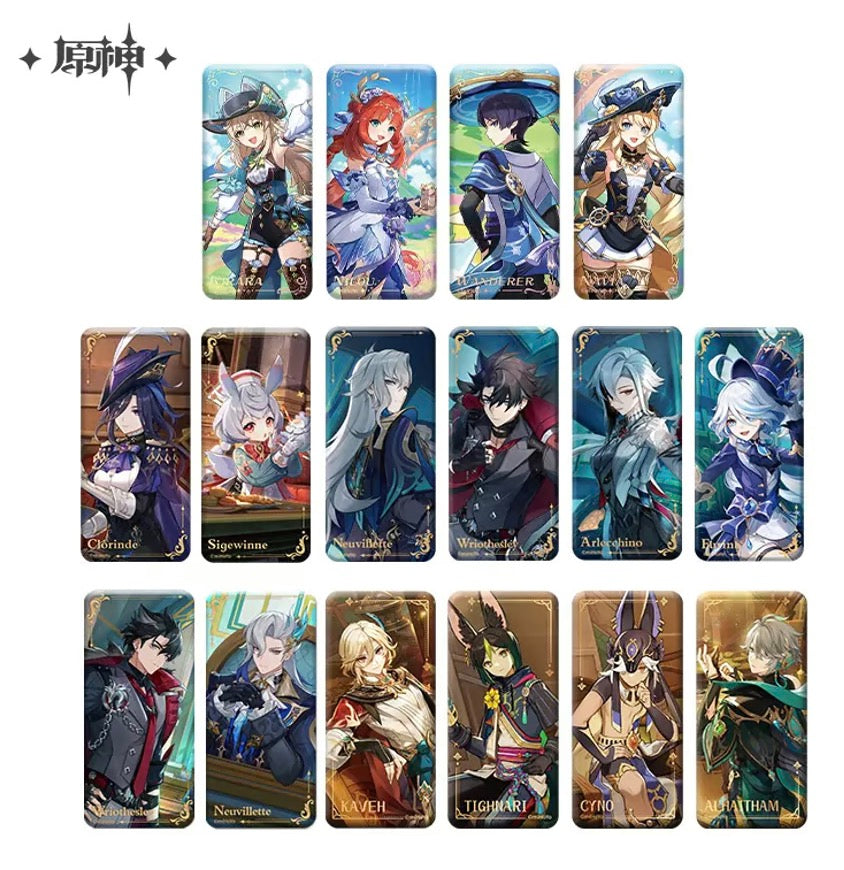 【発売済・在庫品】原神Genshin　原神テーマシリーズ　スクエア缶バッジ